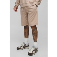 Tall Basic Shorts - Braun - L, Braun von boohooman