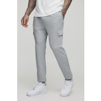 Tall Basic Skinny Cargo-Jogginghose - Grau - 2XL, Grau von boohooman
