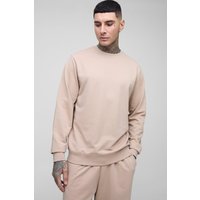 Tall Basic Sweatshirt - Braun - 2XL, Braun von boohooman