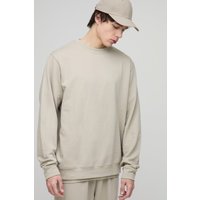 Tall Basic Sweatshirt - light khaki - M, light khaki von boohooman