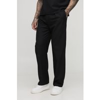 Tall Hose mit Gürtel - Schwarz - 34, Schwarz von boohooman