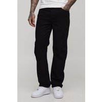 Tall Jeans mit geradem Bein - Schwarz - 32, Schwarz von boohooman