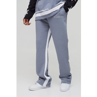 Tall Jogginghose mit Worldwide Grunge Print - Grau - XXL, Grau von boohooman