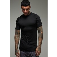 Tall Man Active Lightweight Essentials Fitness Muscle Fit T-Shirt mit Raglanärmeln - Schwarz - XS, Schwarz Tall Man Active Lightweight Essentials Fitness Muscle Fit T-Shirt mit Raglanärmeln - Schwarz - XS, Schwarz von boohooman