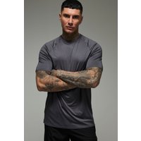 Tall Man Active Lightweight Essentials Gym Raglan T-Shirt - Grau - S, Grau von boohooman