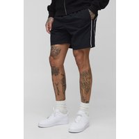 Tall Nylon-Shorts mit Paspel-Detail von boohooman