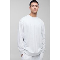 Tall Oversize Basic Sweatshirt - Grau - L, Grau von boohooman