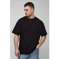 Tall Oversize Basic T-Shirt - Schwarz - 2XL, Schwarz von boohooman