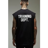 Tall Oversize Man Active Trainings Dept vesttop - Schwarz - L, Schwarz Tall Oversize Man Active Trainings Dept vesttop - Schwarz - L, Schwarz von boohooman