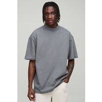 Tall Oversize T-Shirt mit Jacquard-Print von boohooman