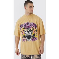 Tall Oversize T-Shirt mit Print von boohooman