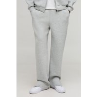 Tall bestickte lockere Jogginghose - Grau - XL, Grau von boohooman