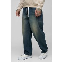 Tall Skate-Jeans mit Cargo-Taschen von boohooman