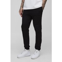 Tall Skinny Basic Jogginghose - Schwarz - M, Schwarz von boohooman