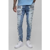 Tall Skinny Jeans mit extremen Rissen Tall Skinny Jeans mit extremen Rissen von boohooman