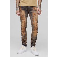 Tall Skinny Stretch Jeans mit Rissen Tall Skinny Stretch Jeans mit Rissen von boohooman