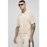 Tall Strick-Hemd von boohooman