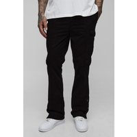 Tall Slim-Fit Schlaghose mit Taschen - Schwarz - 38, Schwarz Tall Slim-Fit Schlaghose mit Taschen - Schwarz - 38, Schwarz von boohooman