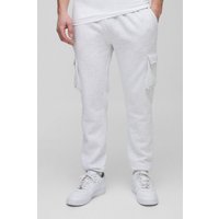 Tall graue Skinny Cargo-Jogginghose - S, Grau von boohooman