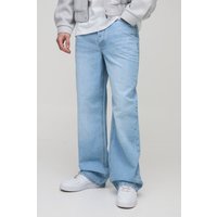 Tall lockere Jeans - Blau - 40, Blau von boohooman