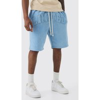 Tall lockere Limited Jersey-Shorts von boohooman