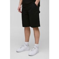 Tall lockere Shorts - Schwarz - 36, Schwarz von boohooman