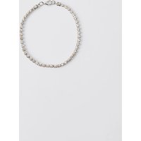 Tennis-Armband mit Strass - Silber - ONE SIZE, Silber von boohooman