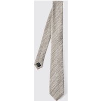Strukturierte Krawatte - Taupe - ONE SIZE, Taupe Strukturierte Krawatte - Taupe - ONE SIZE, Taupe von boohooman