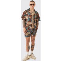 Tigerprint Hemd und Badehose von boohooman
