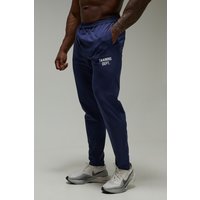 Training Dept Performance Velcro Jogginghose - Blau - M, Blau von boohooman