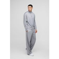 Trikot-Trainingsanzug mit Trichterkragen von boohooman
