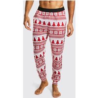 Weihnachts Loungewear-Hose - Rot - M, Rot von boohooman