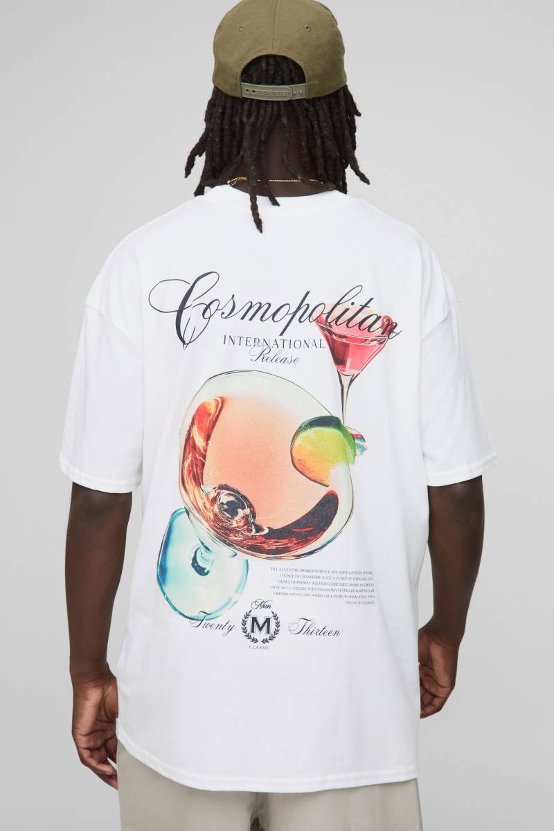 Weißes Oversize Man T-Shirt - XS, Weiß Weißes Oversize Man T-Shirt - XS, Weiß von boohooman