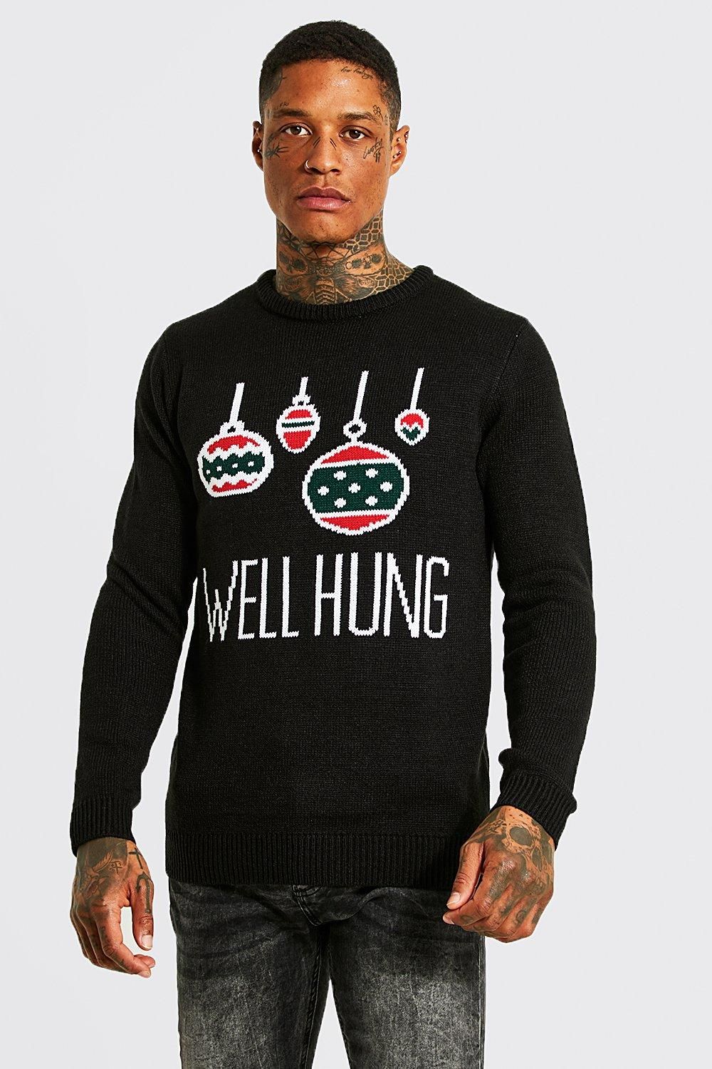 Well Hung Weihnachtspullover von boohooman