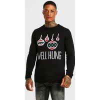 Well Hung Weihnachtspullover von boohooman