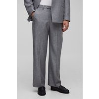 Breite Passform Anzughose - Grau - XL, Grau von boohooman