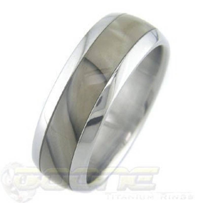 Titan Mit Caramel Swirl Acrylic Inlay von boonerings