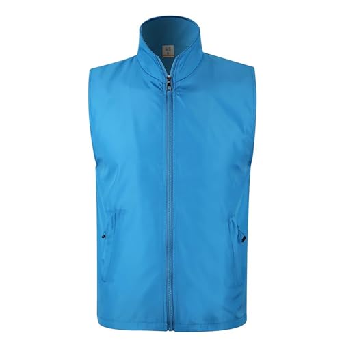 boseucn Fahrradweste Herren Softshell Radweste Wasserdichte Winddichte Laufweste Atmungsaktive Vest Leichte Softshell Weste für Männer Gilet Ärmellose Jacke für Radfahren Laufen Wandern Golf Arbeit von boseucn