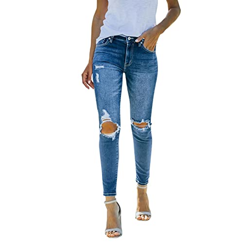 boseucn Jeans Damen, 7/8 Skinny Jeans Damen High Waist Jeanshose Zerrissen Destroyed Stretch Hüftjeans Elegant Streetwear Casual Sommer Teenager Mädchen Jeans Freizeithose Jeanshosen Damenjeans boseucn Jeans Damen, 7/8 Skinny Jeans Damen High Waist Jeanshose Zerrissen Destroyed Stretch Hüftjeans Elegant Streetwear Casual Sommer Teenager Mädchen Jeans Freizeithose Jeanshosen Damenjeans von boseucn