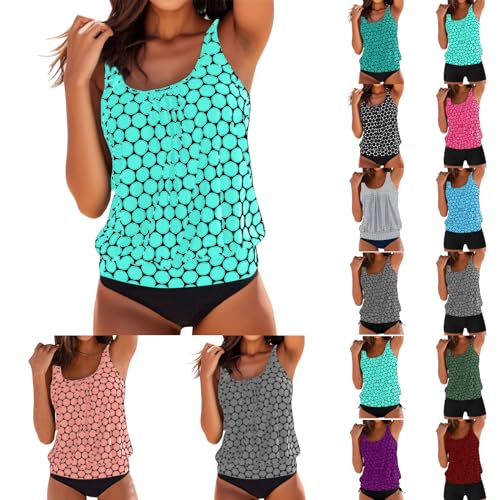boseucn Tankini Damen Bauchweg, Tankini Set Damen Zweiteiliger Badeanzug Push Up Bademode Oberteil mit Badehose High Waist Drucken Große Größen Badeanzüge Sommer Frauen Sexy Swimsuit Strandmode boseucn Tankini Damen Bauchweg, Tankini Set Damen Zweiteiliger Badeanzug Push Up Bademode Oberteil mit Badehose High Waist Drucken Große Größen Badeanzüge Sommer Frauen Sexy Swimsuit Strandmode von boseucn
