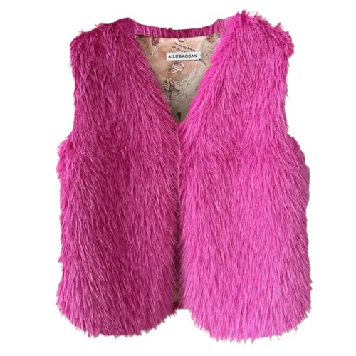 boseucn Teddy Weste Damen Ärmellos Teddyfleece Kurz Teddyjacke Jacke Fleece Winterweste Teddy Fleece Weste Damen Plüsch Westen Einfarbig Damenwesten Winter Warme Fleeceweste Warm Ärmellos Westen von boseucn