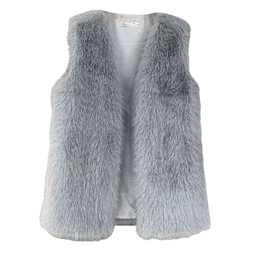 boseucn Teddy Weste Damen Ärmellos Teddyfleece Winter Warme Fleeceweste Einfarbig Damenwesten Plüsch Westen Jacke Fleece Winterweste Kurz Teddyjacke Teddy Fleece Weste Damen Warm Ärmellos Westen von boseucn