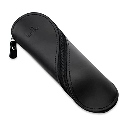 boshiho Federmäppchen aus Echtleder (Black) von boshiho