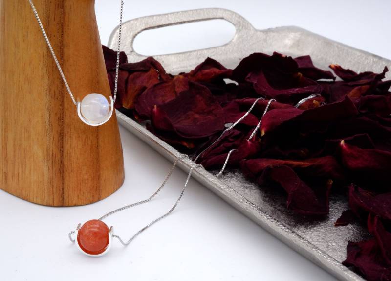 Zarte Halskette, Geburtssteinkette, 925 Silber Schlangekette, Amethyst/Aquamarin/Labradorite/Citrin/Lapislazuli Zarte Halskette, Geburtssteinkette, 925 Silber Schlangekette, Amethyst/Aquamarin/Labradorite/Citrin/Lapislazuli von boshilian