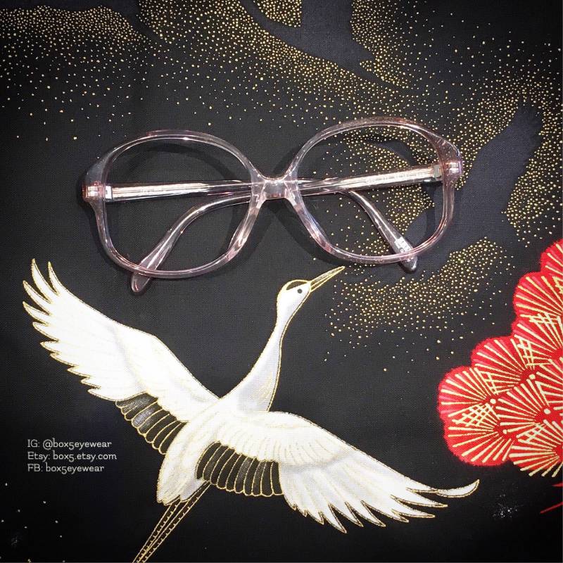 Clearance Vintage 1980 Zeiss Oversize Mauve Kunststoff Brillen von box5