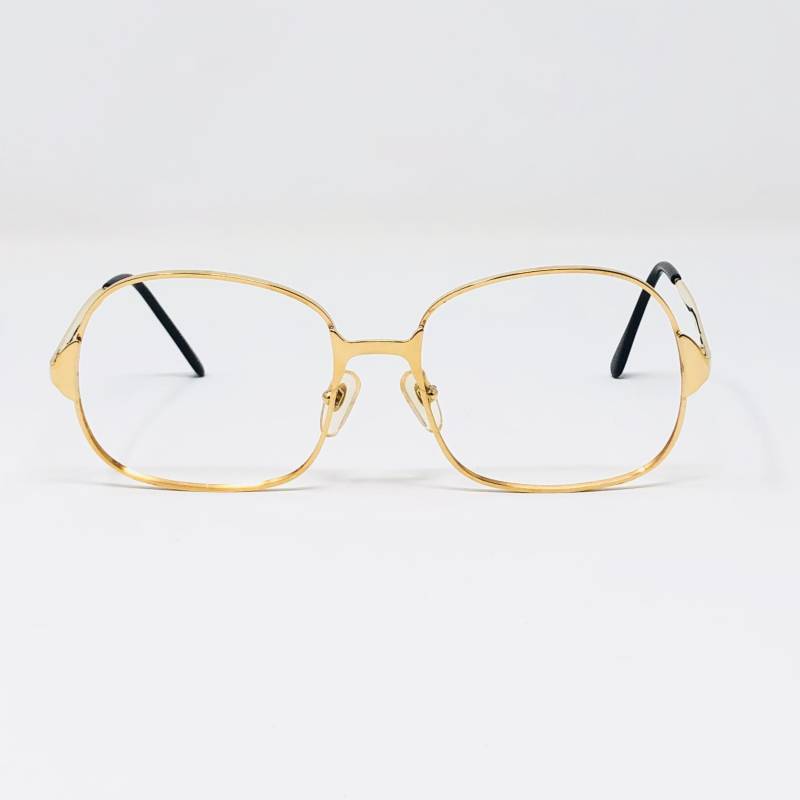 Clearance Vintage 1980's Bug 18K Vergoldete Brillen Brillengestelle von box5
