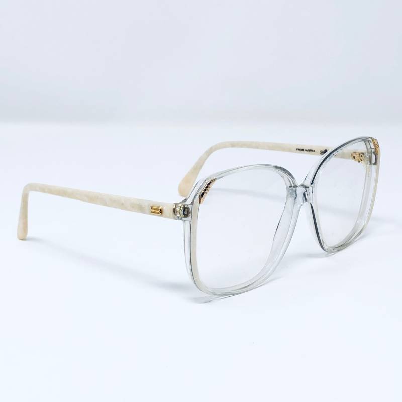 Clearance Vintage 1980Er Silhouette Oversized Kunststoff Brille in Österreich von box5