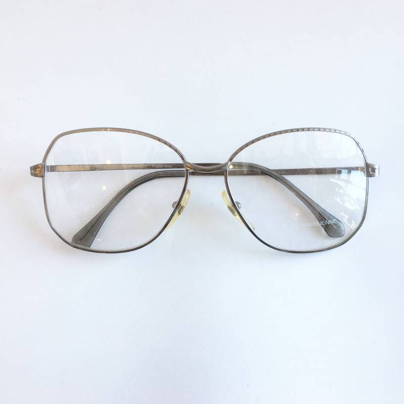 ClearanceVintage 1980 Grau Silber La Parisienne Brillen von box5