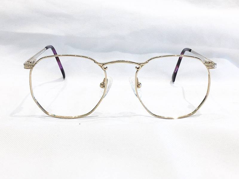 Vintage 1980 Vergoldete Alfred Sung Filligree Brillen von box5