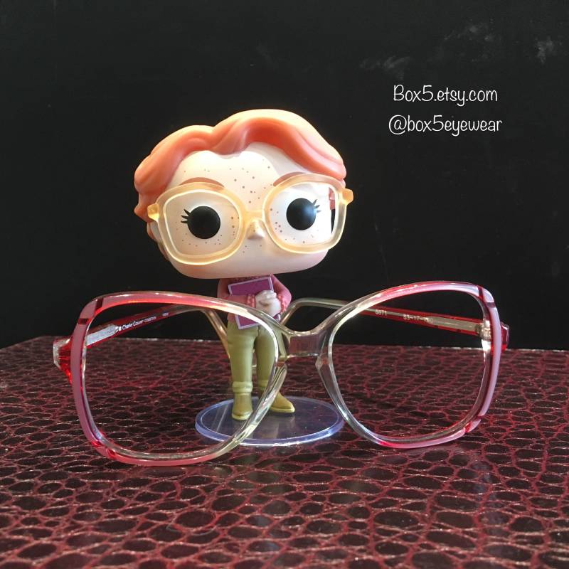 Vintage 1980Er Jahre Charlie Couver Oversized Plastikbrillen von box5